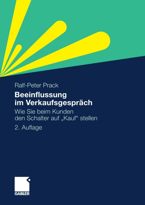 Cover image for book Beeinflussung im Verkaufsgespräch