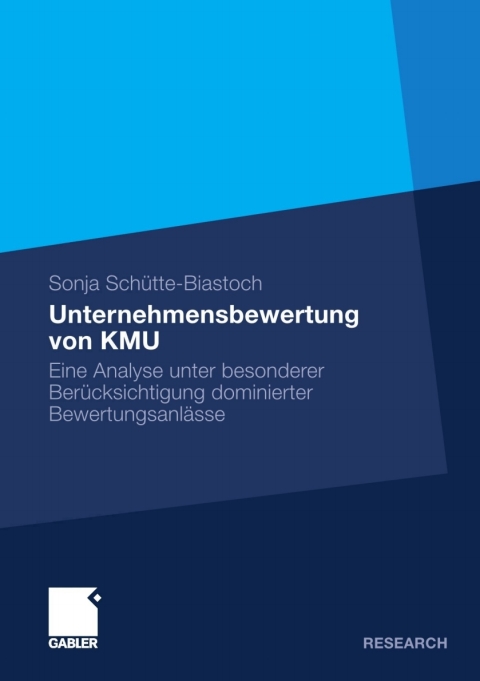 Cover image for book Unternehmensbewertung von KMU