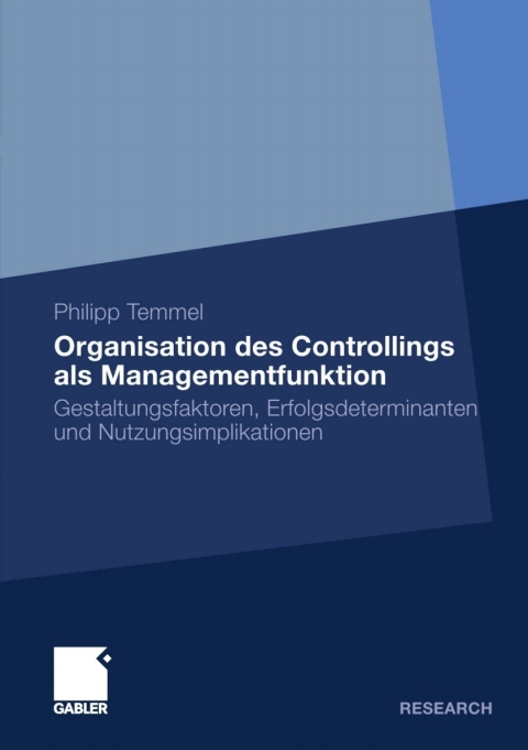Cover image for book Organisation des Controllings als Managementfunktion