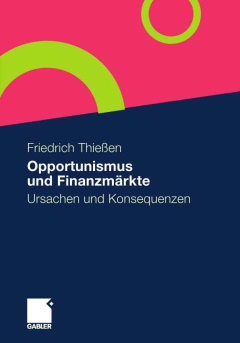 Cover image for book Opportunismus und Finanzmärkte