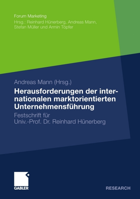 Cover image for book Herausforderungen der internationalen marktorientierten Unternehmensführung
