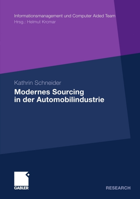 Cover image for book Modernes Sourcing in der Automobilindustrie