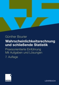 Cover image: Wahrscheinlichkeitsrechnung und schließende Statistik 7th edition 9783834927620