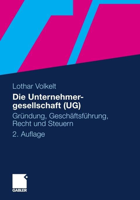 Cover image for book Die Unternehmergesellschaft (UG)