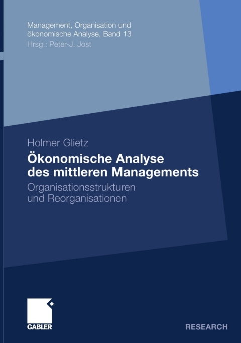 Cover image for book Ökonomische Analyse des mittleren Managements