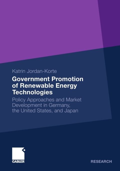 Cover image for book Government Promotion of Renewable Energy Technologies