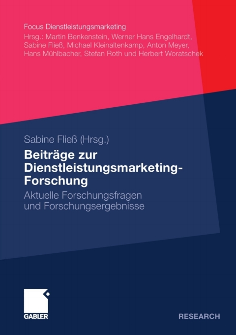 Cover image for book Beiträge zur Dienstleistungsmarketing-Forschung