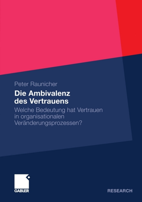 Cover image for book Die Ambivalenz des Vertrauens