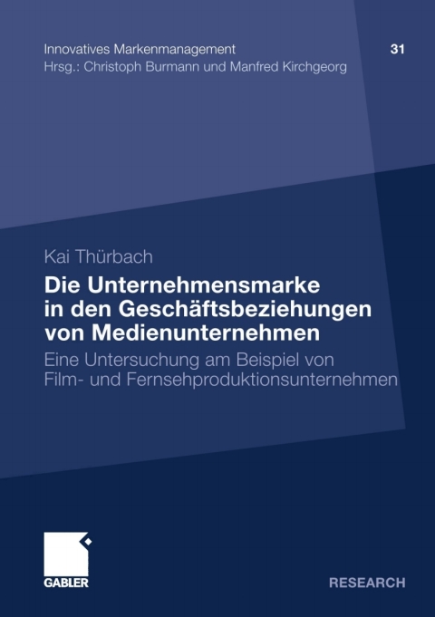 Cover image for book Die Unternehmensmarke in den Geschäftsbeziehungen von Medienunternehmen