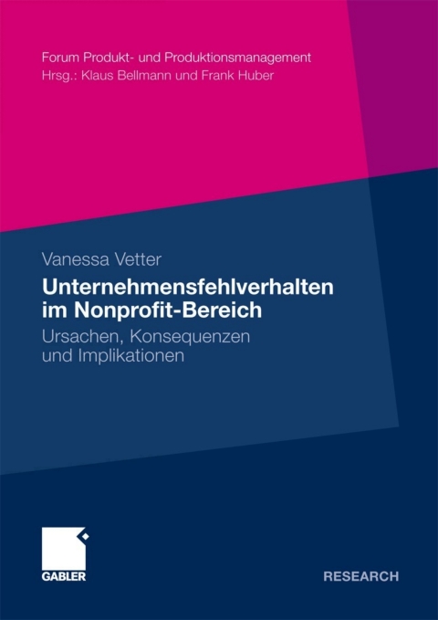 Cover image for book Unternehmensfehlverhalten im Nonprofit-Bereich