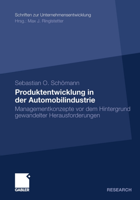 Cover image for book Produktentwicklung in der Automobilindustrie