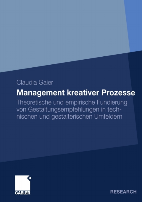 Cover image for book Management kreativer Prozesse