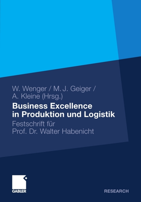 Cover image for book Business Excellence in Produktion und Logistik