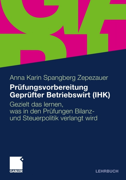 Cover image for book Prüfungsvorbereitung Geprüfter Betriebswirt (IHK)