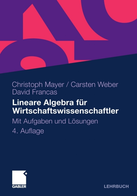 Lineare Algebra fÃ¼r Wirtschaftswissenschaftler 