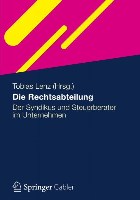 Cover image for book Die Rechtsabteilung