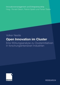 Cover image: Open Innovation im Cluster 9783834929235