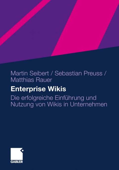 Cover image for book Enterprise Wikis