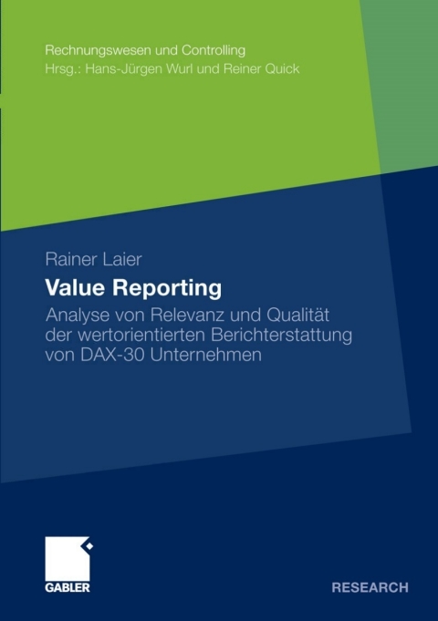Cover image for book Value Reporting