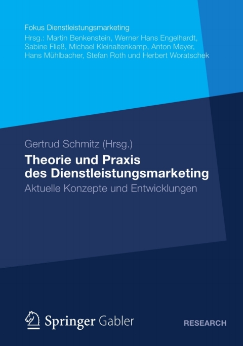 Cover image for book Theorie und Praxis des Dienstleistungsmarketing