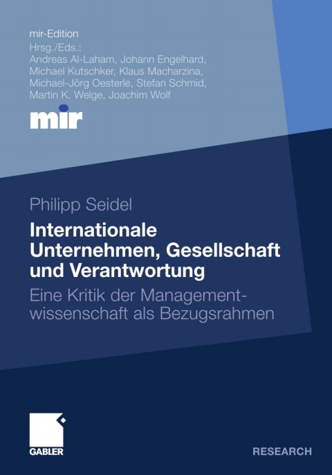 Cover image for book Internationale Unternehmen, Gesellschaft und Verantwortung