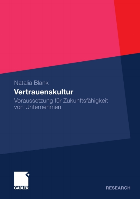 Cover image for book Vertrauenskultur