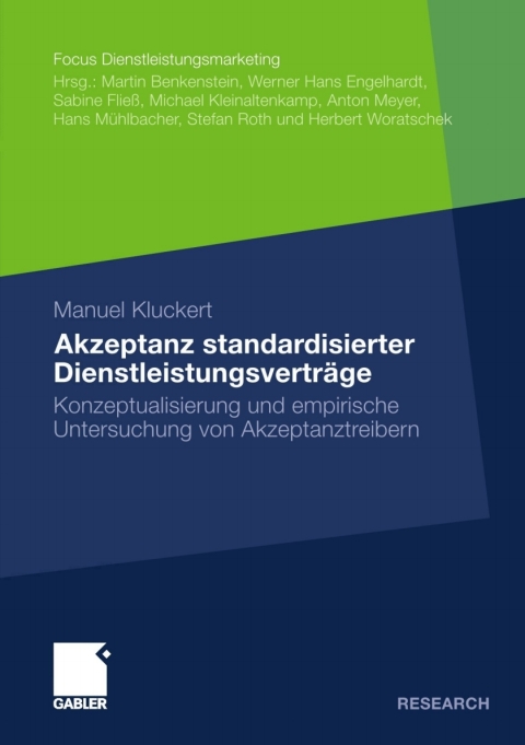 Cover image for book Akzeptanz standardisierter Dienstleistungsverträge