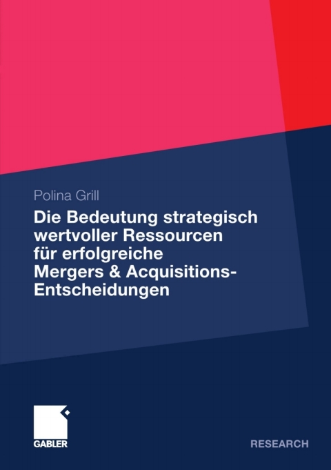 Cover image for book Die Bedeutung strategisch wertvoller Ressourcen für erfolgreiche Mergers & Acquisitions-Entscheidungen