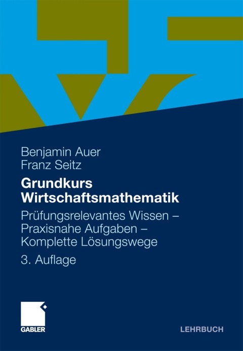 Cover image for book Grundkurs Wirtschaftsmathematik