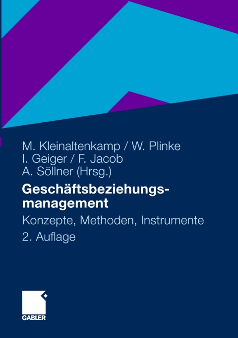 Cover image for book Geschäftsbeziehungsmanagement