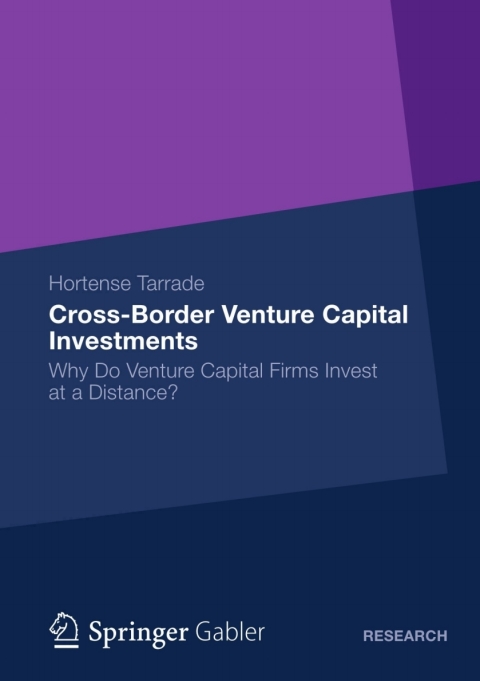 Cover image for book Cross-Border Venture Capital Investments