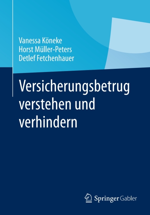 Cover image for book Versicherungsbetrug verstehen und verhindern