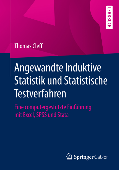 Cover image for book Angewandte Induktive Statistik und Statistische Testverfahren