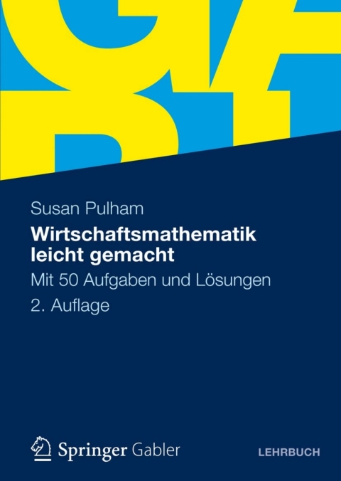 Cover image for book Wirtschaftsmathematik leicht gemacht