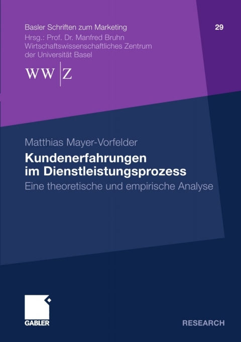 Cover image for book Kundenerfahrungen im Dienstleistungsprozess