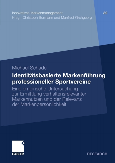 Cover image for book Identitätsbasierte Markenführung professioneller Sportvereine