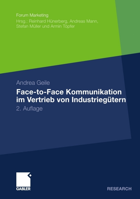 Cover image for book Face-to-Face Kommunikation im Vertrieb von Industriegütern