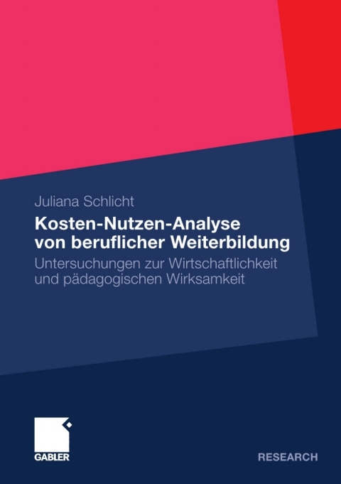 Cover image for book Kosten-Nutzen-Analyse von beruflicher Weiterbildung