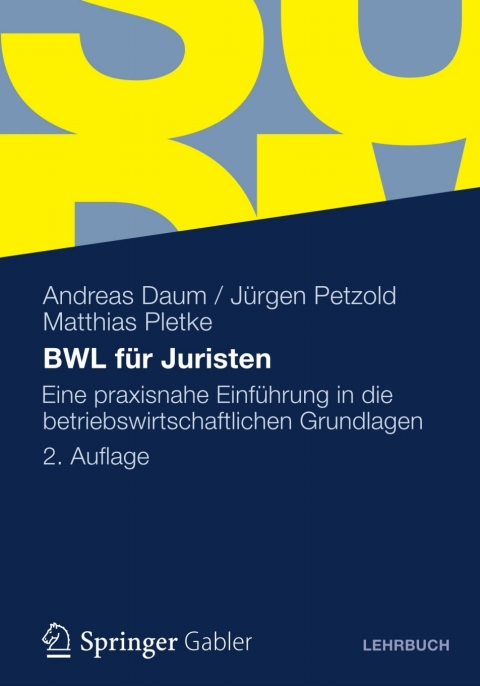 Cover image for book BWL für Juristen