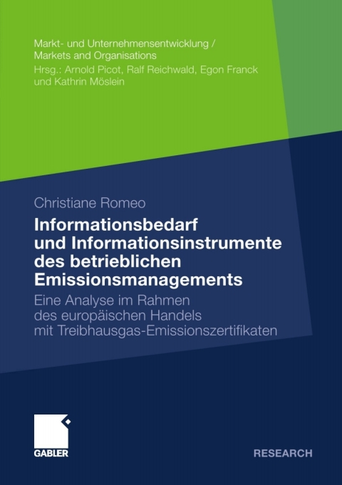 Cover image for book Informationsbedarf und Informationsinstrumente des betrieblichen Emissionsmanagements
