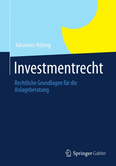 Cover image for book Investmentrecht