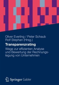 Cover image: Transparenzrating 1st edition 9783834933652