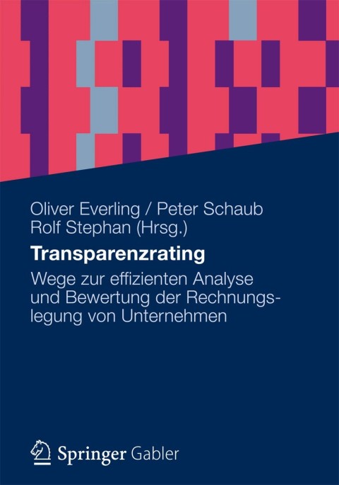 Cover image for book Transparenzrating