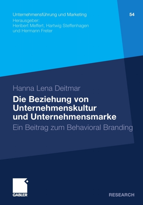 Cover image for book Die Beziehung von Unternehmenskultur und Unternehmensmarke