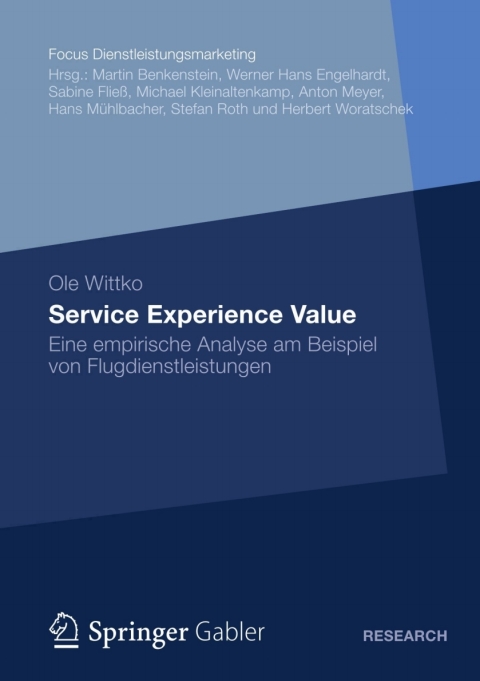 Cover image for book Service Experience Value