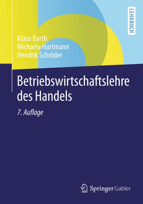 Cover image for book Betriebswirtschaftslehre des Handels