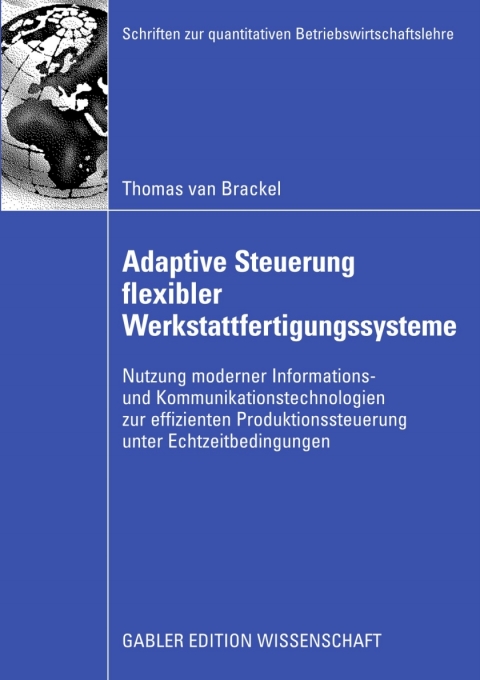 Cover image for book Adaptive Steuerung flexibler Werkstattfertigungssysteme