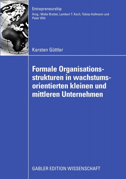 Cover image for book Formale Organisationsstrukturen in wachstumsorientierten kleinen und mittleren Unternehmen