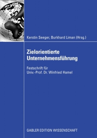 Cover image: Zielorientierte Unternehmensführung 1st edition 9783834908735