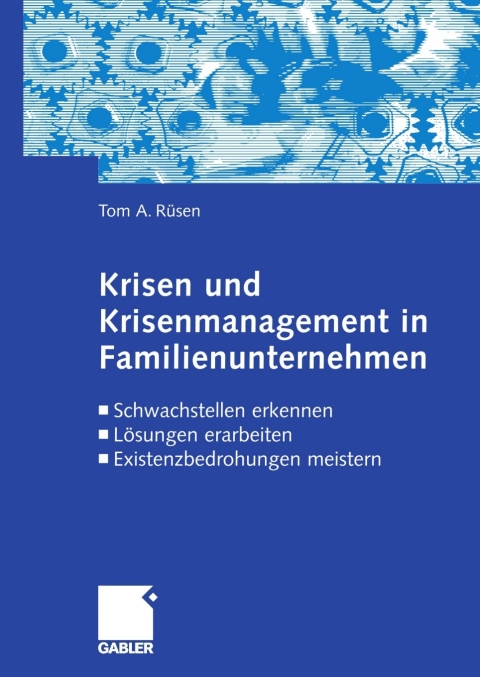 Cover image for book Krisen und Krisenmanagement in Familienunternehmen